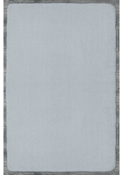 Trent Düz Gri Polyester Dikdörtgen Modern Desenli Akrilik Hav Vermeyen Leke Tutmayan Kolay Temizlenen Yumuşak Makine Salon Yolluk Mutfak Halı