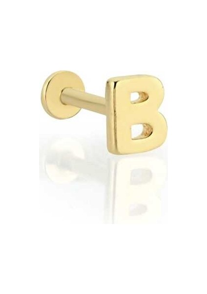 B Harfi Tragus Piercing