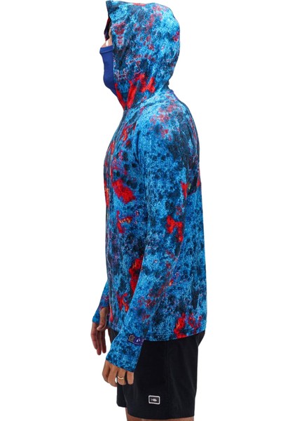 Pro Angler S24 Buff&hoodie Red Reef 4xl