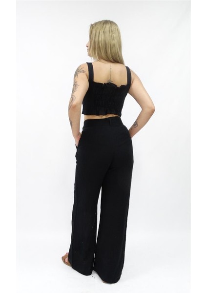 Kadın Müslin Kumaşlı Pantlonlu Takım modelleri