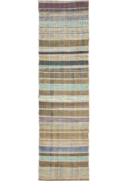 Atina Kırmızı Eskitme Yün Modern Desenli Yün Hav Toz Vermez Leke Tutmayan Salon Yolluk Mutfak El Dokuma Halı