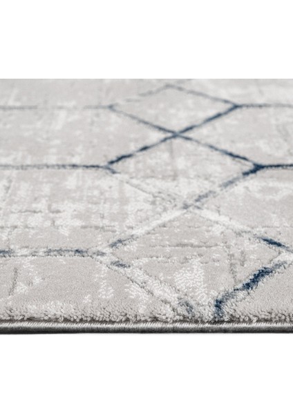 Anglesea Geometrik Gri Akrilik Kare Modern Desenli Akrilik Hav Vermeyen Leke Tutmayan Kolay Temizlenen Yumuşak Makine Salon Yolluk Mutfak Halı fiyatları
