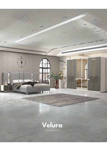 Gözde Modern 6 Kapaklı Aynalı Gardırop (Dolap) modelleri