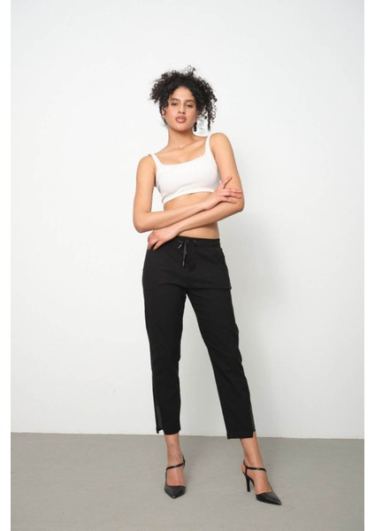 Siyah Kadın Pantolon X-208