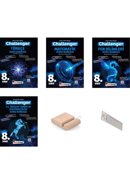 Kafadengi 8.sınıf Türkçe Matematik Fen Inkılap Challenger Zor Soru Bankası Lgs 2026+TELEFON Tutucu
