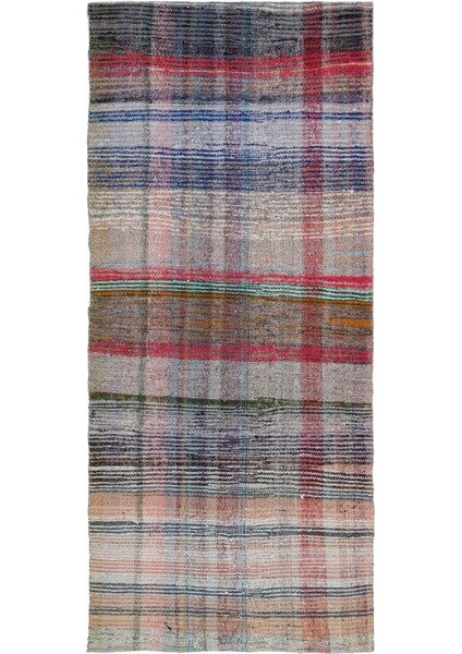 Girit Bej Çizgili Yün Modern Desenli Yün Hav Toz Vermez Leke Tutmayan Salon Yolluk Mutfak El Dokuma Halı