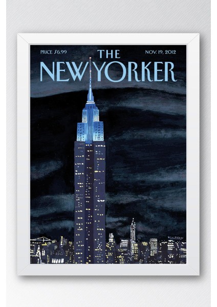 The New Yorker Çerçeveli Tablo November 19 2012 - Parlak Nokta Tablosu