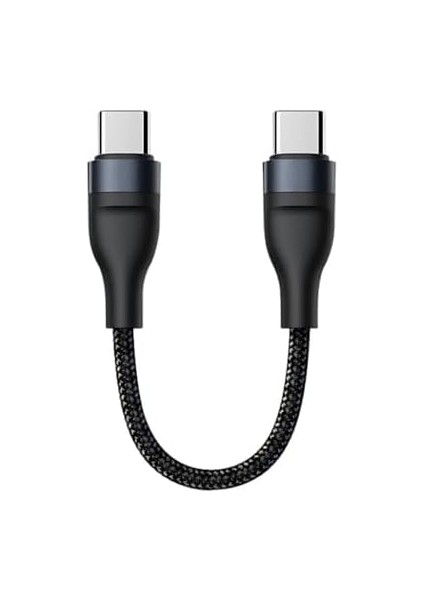 Super Şarj 5A 66W Type-C Şarj Kablosu Kısa Type-C Powerbank Şarj Kablosu Örgü Kopmaz Kablo fiyatları