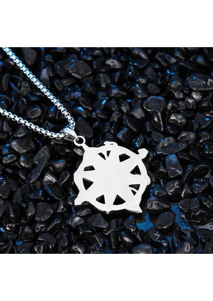 Sevgiliye Hediye Denizci Tarzı Yön Gösterici Paslanmaz Çelik Erkek Kadın Pusula Kolye fırsatları