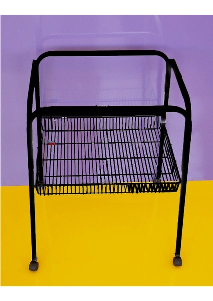 Kafes Ayaklığı Siyah 57X43X70 cm Gnzrz