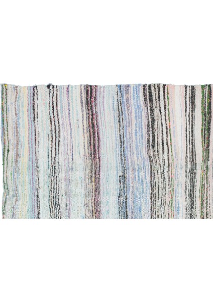 Teselya Turkuaz Patchwork Yün Modern Desenli Yün Hav Toz Vermez Leke Tutmayan Salon Yolluk Mutfak El Dokuma Halı indirimleri