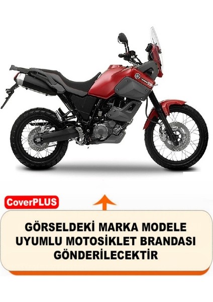 Yamaha Xtz 660Z Tenere Pro Branda Siyah Kırmızı-Dikişli Reflektörlü Motosiket Brandası Motor Örtüsü Çadır Su Geçirmez Motosiklet Kılıfı Motor Brandası fiyatları