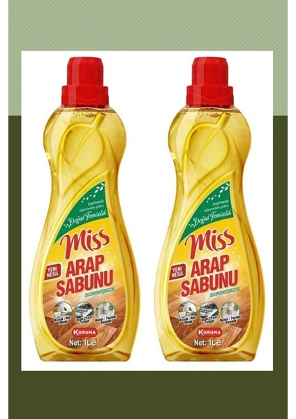 Miss Arap Sabunu 2 x (1 Lt) modelleri