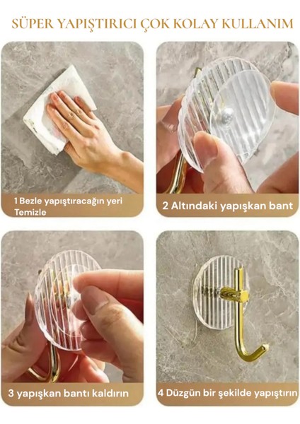 Gold Detaylı Şık Askılık