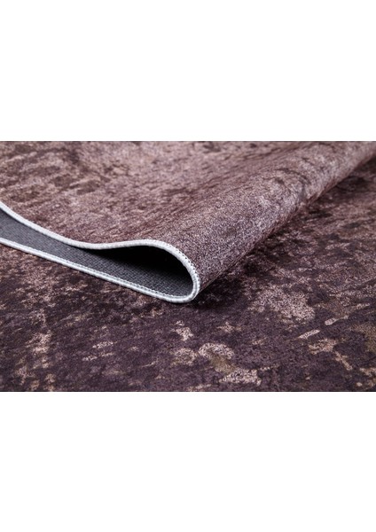 Huzdar Kahverengi Modern Etnik Desenli Makinada Yıkanabilir Hav Toz Vermez Leke Tutmayan Kaymaz Taban Dijital Makine Baskı Salon Yolluk Mutfak Halı fırsatları