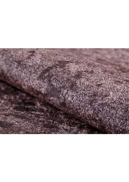 Huzdar Kahverengi Modern Etnik Desenli Makinada Yıkanabilir Hav Toz Vermez Leke Tutmayan Kaymaz Taban Dijital Makine Baskı Salon Yolluk Mutfak Halı indirimleri