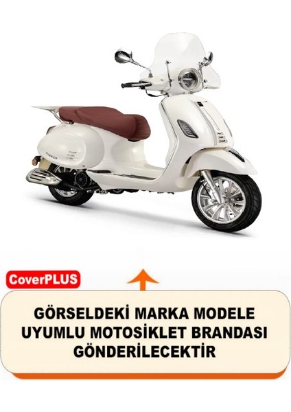 Reflektörlü Siyah Turuncu Dikişli Rks Pride 125 Pro Arka Çanta Uyumlu Branda Motosiket Brandası Motor Örtüsü Çadır Su Geçirmez Motosiklet Kılıfı Motor Brandası fiyatları