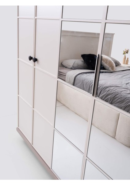 Oklahoma 6 Kapaklı Gardırop %100 Mdf fırsatları