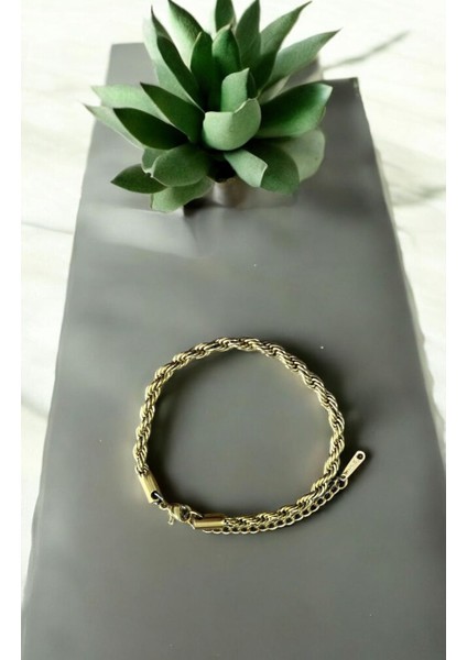 Burgu Model Paslanmaz Çelik Bileklik Cns Bileklik 006-1-1