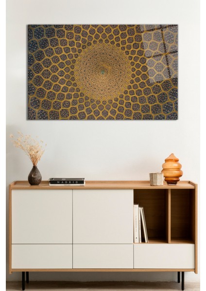 Islami Dini Mimari Cam Tablo, Darbelere Dayanıklı Kırılmaz Cam, Hediyelik