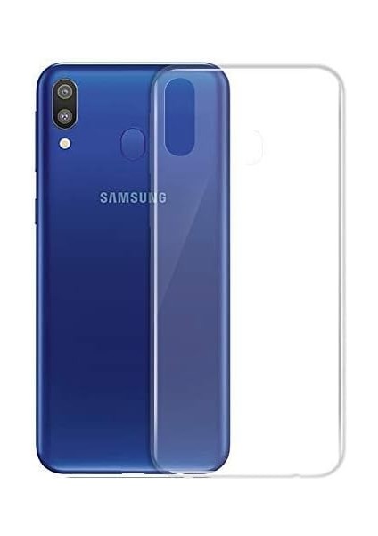 Galaxy M20 Zore Şeffaf Esnek Silikon Kılıf + Kırılmaz Cam modelleri