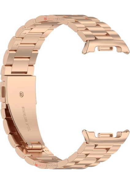 Galaxy Watch 8 40 / 44 mm Uyumlu Metal Kordon Premium Paslanmaz Çelik Kayış Baklalı Model fiyatları