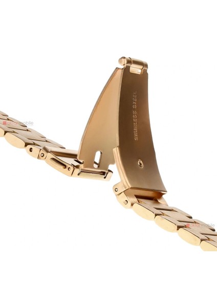 Galaxy Watch 8 40 / 44 mm Uyumlu Metal Kordon Premium Paslanmaz Çelik Kayış Baklalı Model indirimleri