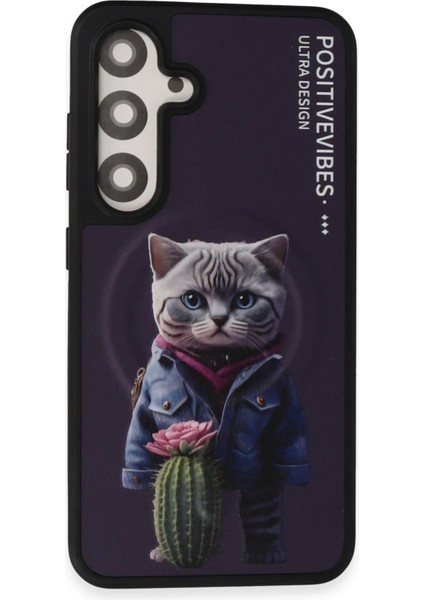 Samsung Galaxy S24 Fun Magsafe Kapak - Derin Mor - BRNTEK6268-1907