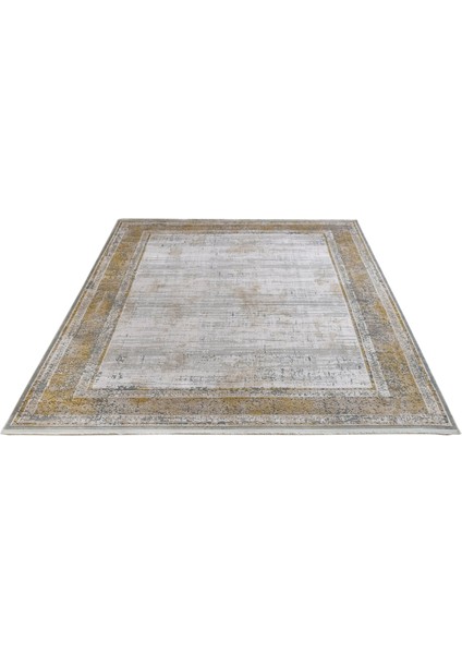 Geometrik Gold Viskon Dikdörtgen Modern Desenli Akrilik Hav Vermeyen Leke Tutmayan Kolay Temizlenen Yumuşak Makine Salon Yolluk Mutfak Halı fiyatları