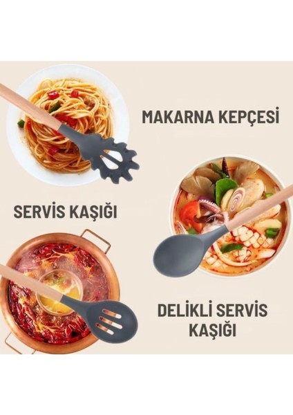 12LI Set Halinde Servis Kaşıkları
