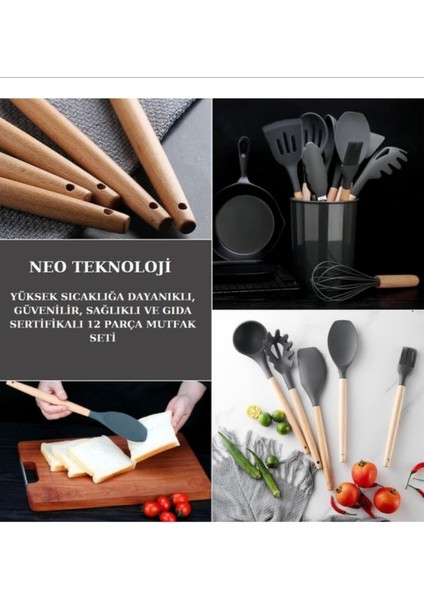 12LI Set Halinde Servis Kaşıkları