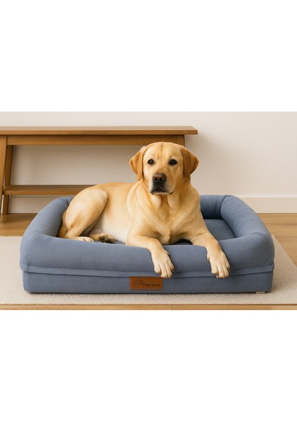 Coch Box Üst Kalite Köpek Yatağı Süngerli Sıvı Geçirmez Alezli. %100 Elyaflı. 2 Fermuarlı