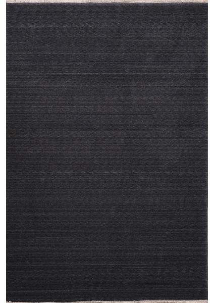 Keymarie Düz Antrasit Bambu Dikdörtgen Modern Desenli Akrilik Hav Vermeyen Leke Tutmayan Kolay Temizlenen Yumuşak Makine Salon Yolluk Mutfak Halı