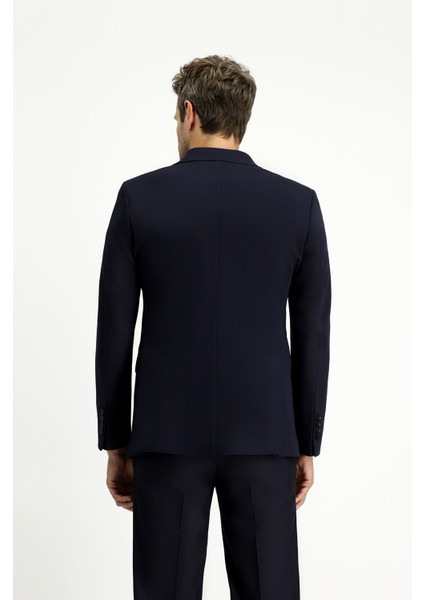 Slim Fit Dar Kesim Kruvaze Ceket indirimleri