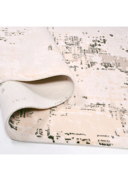 Poppy Modern Krem Akrilik Dikdörtgen Modern Desenli Akrilik Hav Vermeyen Leke Tutmayan Kolay Temizlenen Yumuşak Makine Salon Yolluk Mutfak Halı modelleri