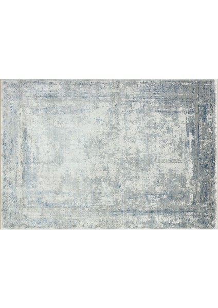 Praneetha Modern Antrasit Viskon Dikdörtgen Modern Desenli Akrilik Hav Vermeyen Leke Tutmayan Kolay Temizlenen Yumuşak Makine Salon Yolluk Mutfak Halı