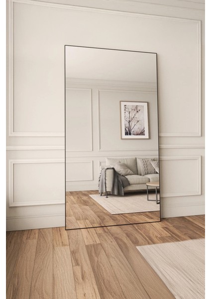 Modern Dikdörtgen Ahşap Çerçeveli Boy Aynası Dekoratif Büyük Boy Duvar Aynası fiyatları