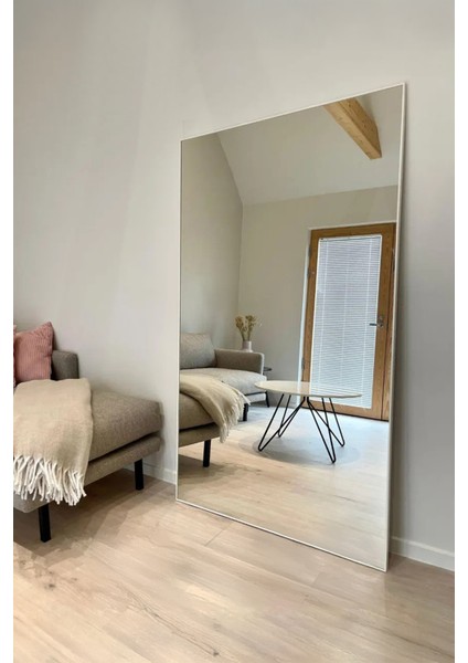 Modern Dikdörtgen Ahşap Çerçeveli Boy Aynası Dekoratif Büyük Boy Duvar Aynası fırsatları