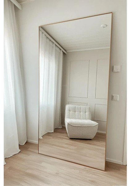 Modern Dikdörtgen Ahşap Çerçeveli Boy Aynası Dekoratif Büyük Boy Duvar Aynası indirimleri