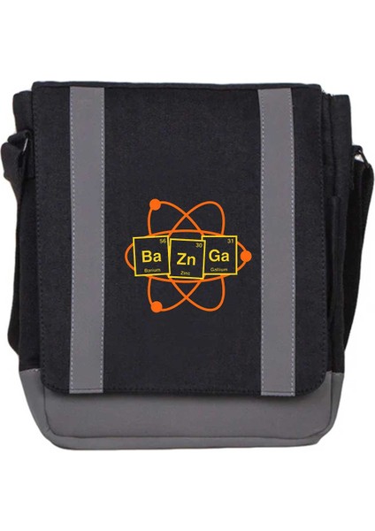 Heybe Çanta Bazinga Science Siyah Renk