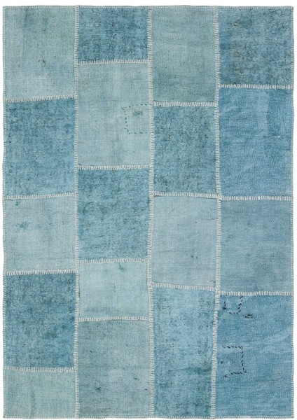 Iskece Bej Patchwork Yün Modern Desenli Yün Hav Toz Vermez Leke Tutmayan Salon Yolluk Mutfak El Dokuma Halı