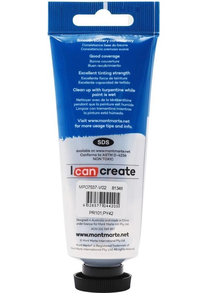mm Premium Yağlı Boya 75ML - Burnt Sienna fiyatları