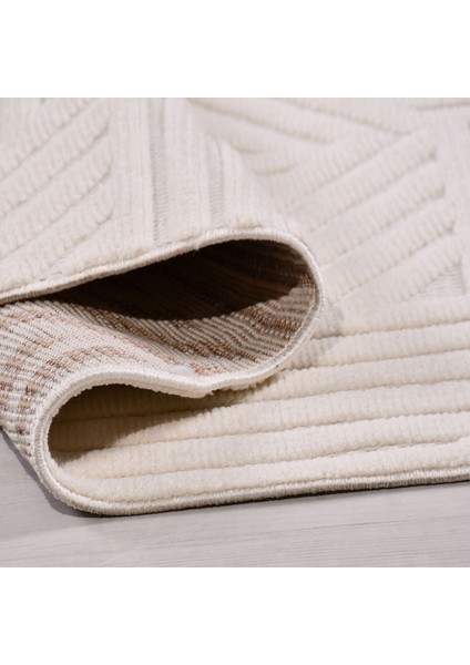 Krem Modern Etnik Desenli Sisal Hav Vermeyen Leke Tutmayan Kolay Temizlenen Yumuşak Makine Salon Yolluk Mutfak Halı fiyatları