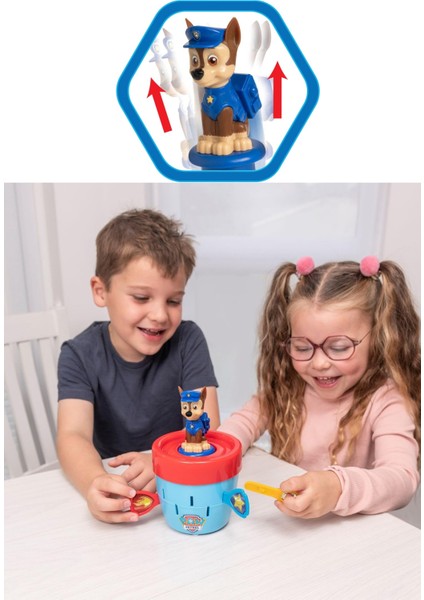 Paw Patrol Pop Up Chase Oyun Seti – 16 Anahtarlı Sürpriz Eğlence, 18 Ay+ Çocuklar Için