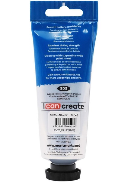 mm Premium Yağlı Boya 75ML - Mor fiyatları