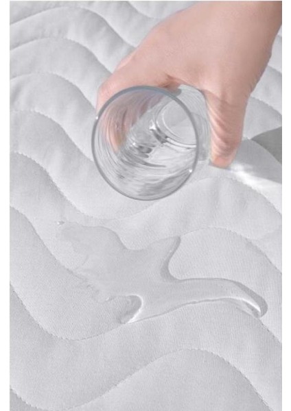 Kapitoneli Sıvı Geçirmez Alez 220X200 cm Çift Kişilik Köşe Lastikli indirimleri