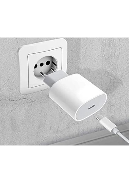 8-11-12-12-14 Pro Max Uyumlu 25W Type-C Şarj Başlığı + Usb-C To Lightning Kablosu fiyatları