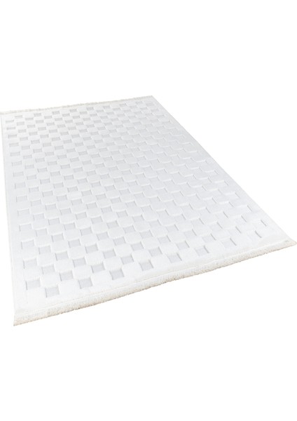 Exie Krem Geometrik Etnik Modern Desenli Hav Vermeyen Leke Tutmayan Kolay Temizlenen Yumuşak Makine Salon Yolluk Mutfak Halı fırsatları