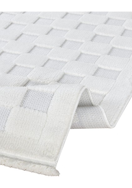 Exie Krem Geometrik Etnik Modern Desenli Hav Vermeyen Leke Tutmayan Kolay Temizlenen Yumuşak Makine Salon Yolluk Mutfak Halı indirimleri