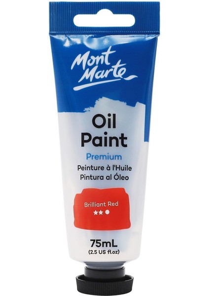 mm Premium Yağlı Boya 75ML - Brilliant Red